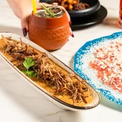 Canelón de Vaca Frita y Boletus